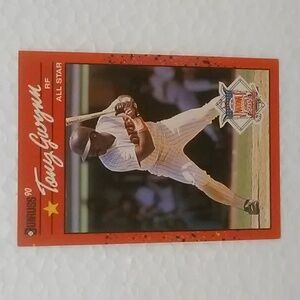 Tony Gwynn Error Baseball Card 1990